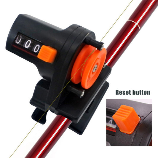Best fishing line depth finder for trolling and jigging | Clip-on fishing depth counter for precise bait placement | Line depth tracker for spinning and baitcasting reels | Essential tool for measuring fishing line depth while casting | Digital and manual fishing line counters for accurate fishing