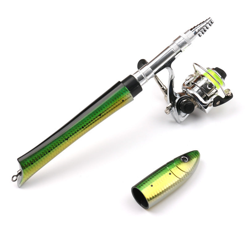 Best pen-sized Luya fishing rod for ice and rock fishing | Ultralight telescopic fishing rod for travel and compact use | Pocket fishing rod ideal for ice fishing and rocky shores | Mini Luya fishing pole for freshwater and light saltwater use | Portable pen rod for lure fishing, perfect for beginners and pros