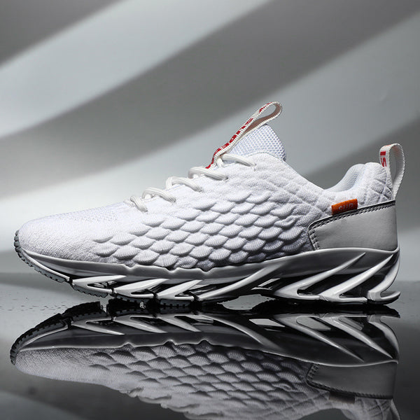 Nike Dragon Scale Woven Running Shoes for men | Breathable Nike running shoes with dragon scale design | Lightweight Nike dragon scale sneakers for running | Woven Nike running shoes with textured dragon scale upper | Nike breathable athletic shoes with unique woven design